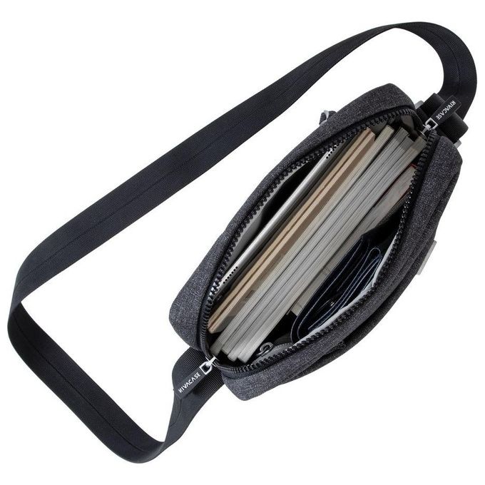 Rivacase 8811 Lantau Borsa a Tracolla per Tablet 11'' colore Nero Melange