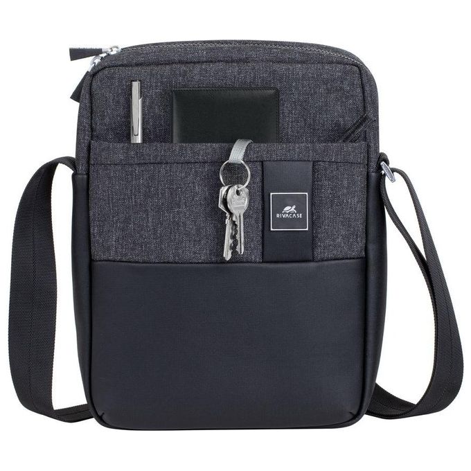 Rivacase 8811 Lantau Borsa a Tracolla per Tablet 11'' colore Nero Melange