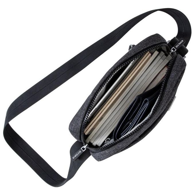 Rivacase 8811 Lantau Borsa a Tracolla per Tablet 11'' colore Nero Melange
