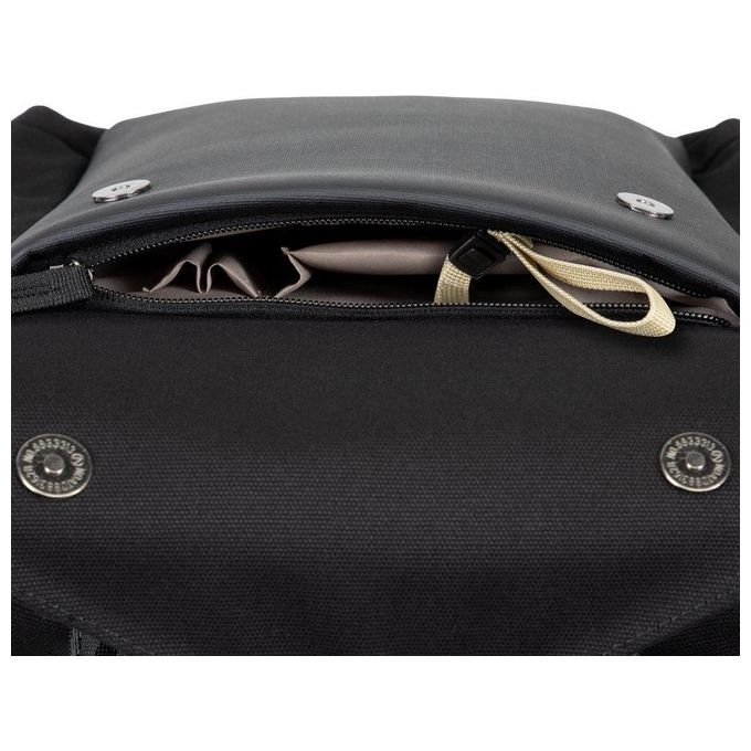 RivaCase 8524 Cardiff Zaino per Laptop fino a 14 Pollici con Scomparto Tablet fino a 10,5 Pollici Materiale Tela e Poliuretano colore Nero