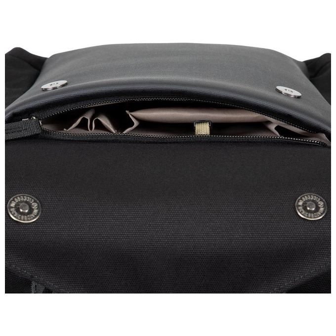 RivaCase 8524 Cardiff Zaino per Laptop fino a 14 Pollici con Scomparto Tablet fino a 10,5 Pollici Materiale Tela e Poliuretano colore Nero