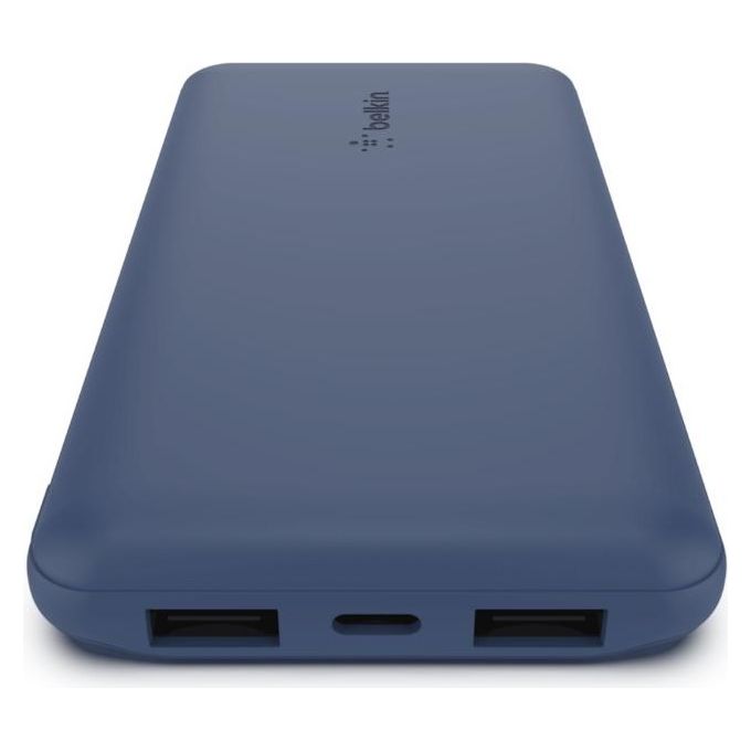 Belkin BPB011BTBL BOOST↑CHARGE Power Bank 10000 mAh 3 Porte 15 W colore Blu