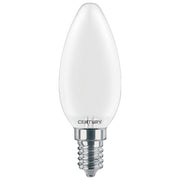 Century Lampadina Led Saten Candela E14 4W 6000k