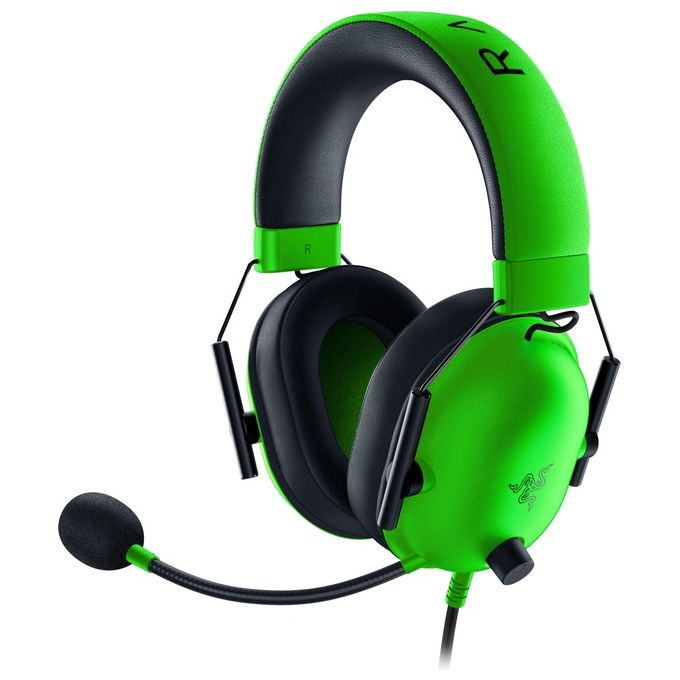 Razer RZ04-03240600-R3M1 BlackShark V2 X Auricolare Cablato A Padiglione Gaming Driver TriForce 50 mm Microfono HyperClear Cancellazione Rumore Passivo 1 3 m colore Verde Nero