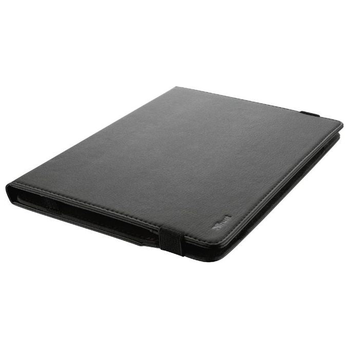 Trust Mobile Primo Custodia Folio Riciclata per Tablet da 10 Pollici a Libro Nero