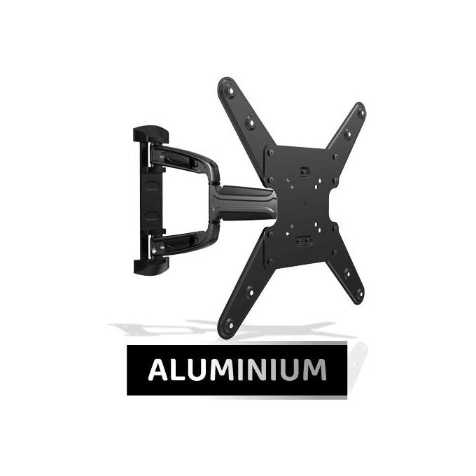 G.B.S. Elettronica 41895 AWM-2355-3 PLUS Supporto da Parete Universale TV LCD 23'' 55'' VESA 400x400 mm Inclinabile e Orientabile colore Nero