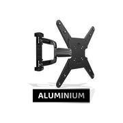 G.B.S. Elettronica 41895 AWM-2355-3 PLUS Supporto da Parete Universale TV LCD 23'' 55'' VESA 400x400 mm Inclinabile e Orientabile colore Nero
