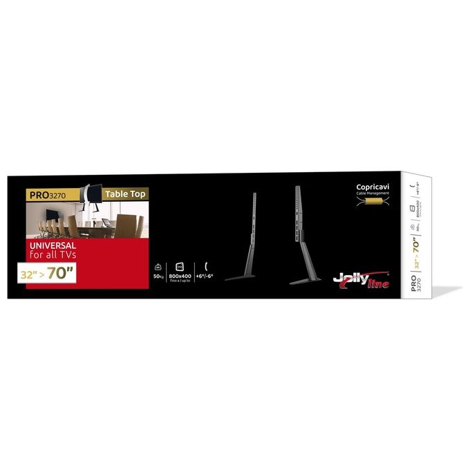 G.B.S. Elettronica PRO-3270 Supporto per Tv 32-70'' da Tavolo