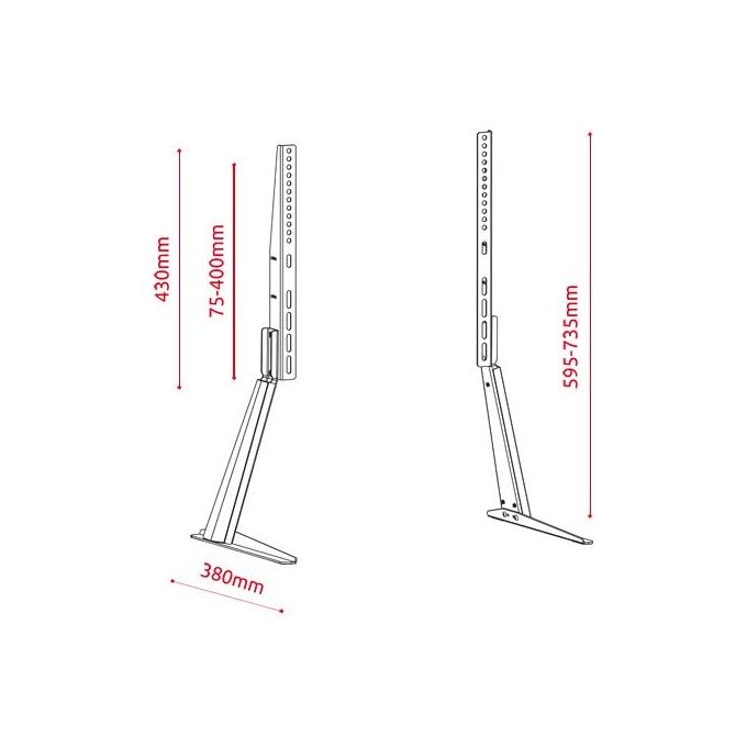 G.B.S. Elettronica PRO-3270 Supporto per Tv 32-70'' da Tavolo