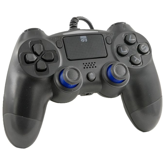 Xtreme 90417 Controller Wired per PlayStation 4 PS3 PC Doppia Vibrazione Jack 3.5 mm cavo 2.5 m colore Nero