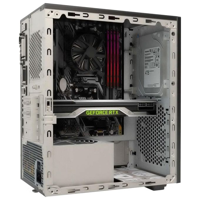 Itek ITOCSCB122 SMALLCOM-B Case Mini Tower mATX Mini-ITX 4 USB 3 Drive Bay colore Nero