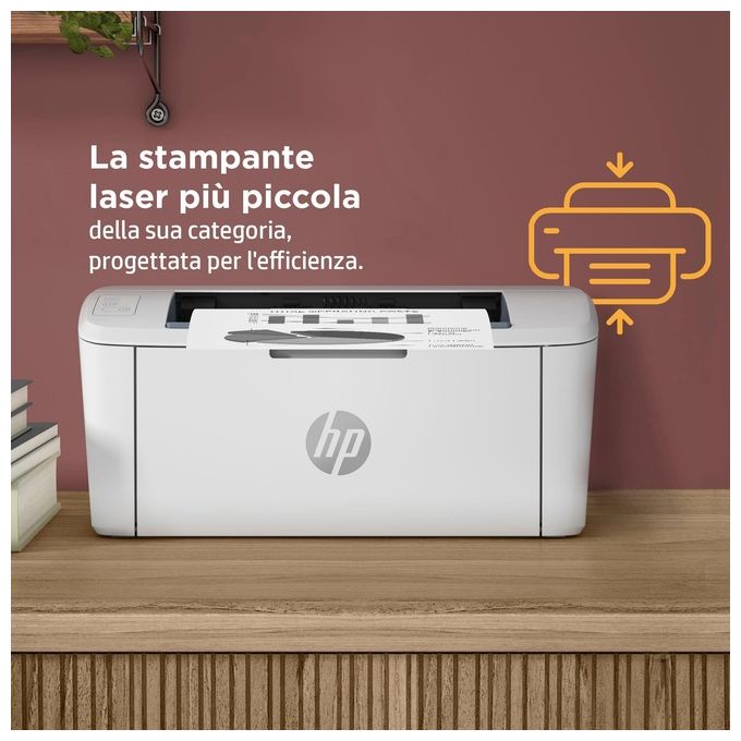 HP 7MD66F#B19 LaserJet M110w Stampante Laser A4 Monocromatica 20 ppm 600x600 DPI Wi-Fi Wi-Fi Direct USB colore Bianco