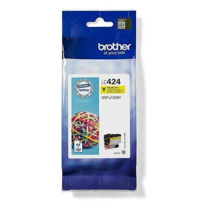 Brother LC-424Y Cartuccia d'Inchiostro Originale Giallo