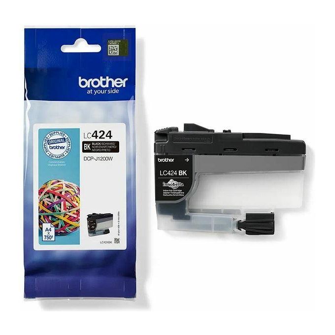 Brother LC-424BK Cartuccia d'Inchiostro Originale Nero