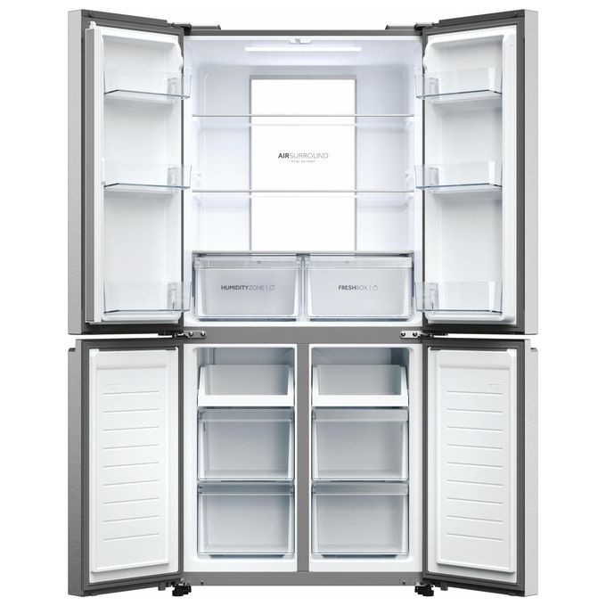 Haier HCR7818DNMM Cube 83 Serie 7 Frigorifero Multi Porta 467 L 181 cm Classe D 35 dB Total No Frost Wi-Fi colore Inox