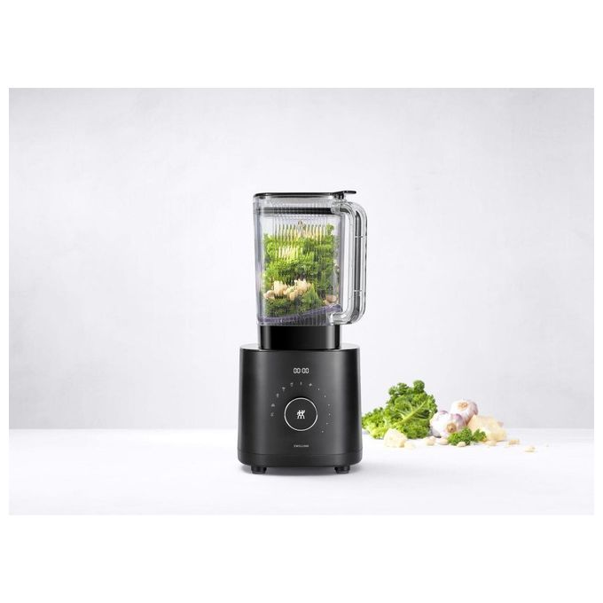 ZWILLING X Frullatore ad alte prestazioni ENFINIGY 1600 W 1,8 L 6 programmi automatici (19,3x19,3x42,3 cm) colore Nero