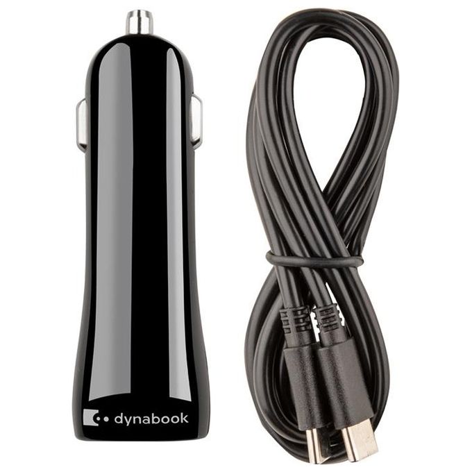 Dynabook PX2000E-1CHG Caricabatterie da Auto USB-C 45W per Notebook colore Nero