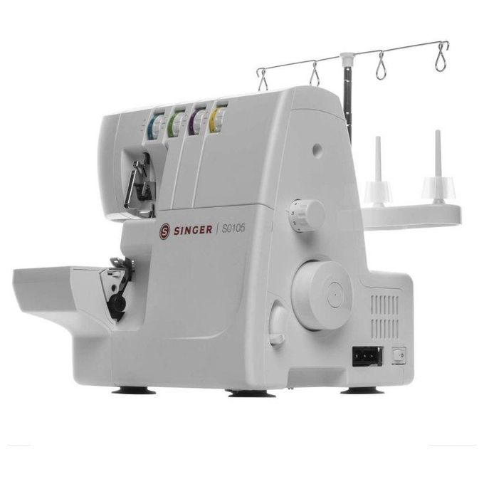 Singer S0105 Tagliacuci Overlock 2 Aghi 4 Fili 1300 punti al minuto Differenziale Luce LED colore Bianco