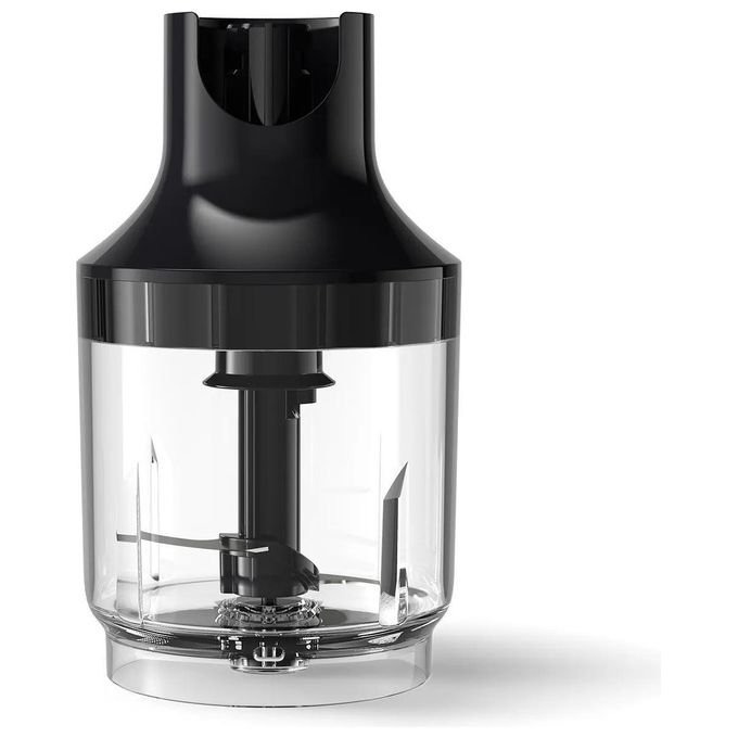 Philips HR2685-00 Serie 5000 Frullatore a Immersione 1200W ProMix con Robot da Cucina 1.7L Tritatutto 0.5L e Frullino colore Nero