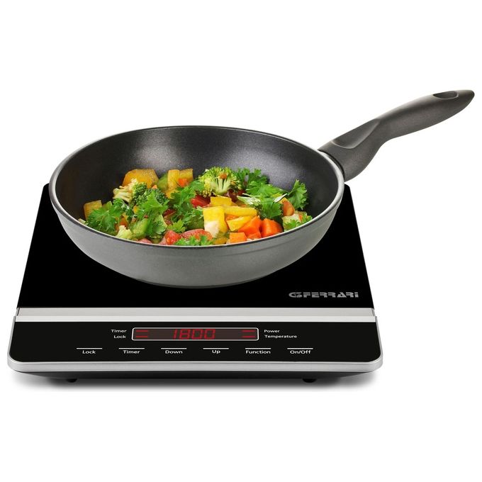 G3 Ferrari G10137 Dinamiko Fornello a induzione 29.5 cm 1 zona 1800 W Touch controllo Timer digitale colore Nero