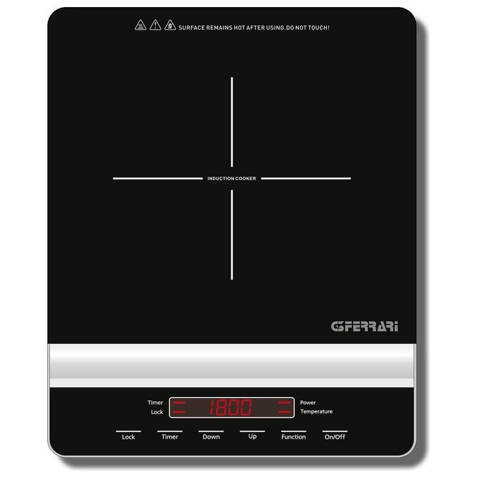 G3 Ferrari G10137 Dinamiko Fornello a induzione 29.5 cm 1 zona 1800 W Touch controllo Timer digitale colore Nero