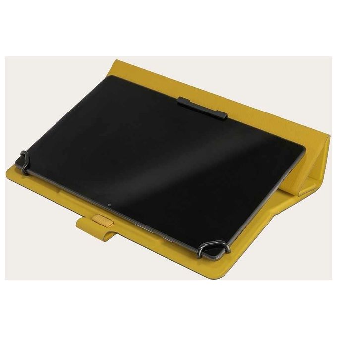 Tucano TAB-UNIS105-Y Universo Custodia flip a libro per Tablet Samsung fino a 10.5'' Ecopelle chiusura magnetica colore Giallo