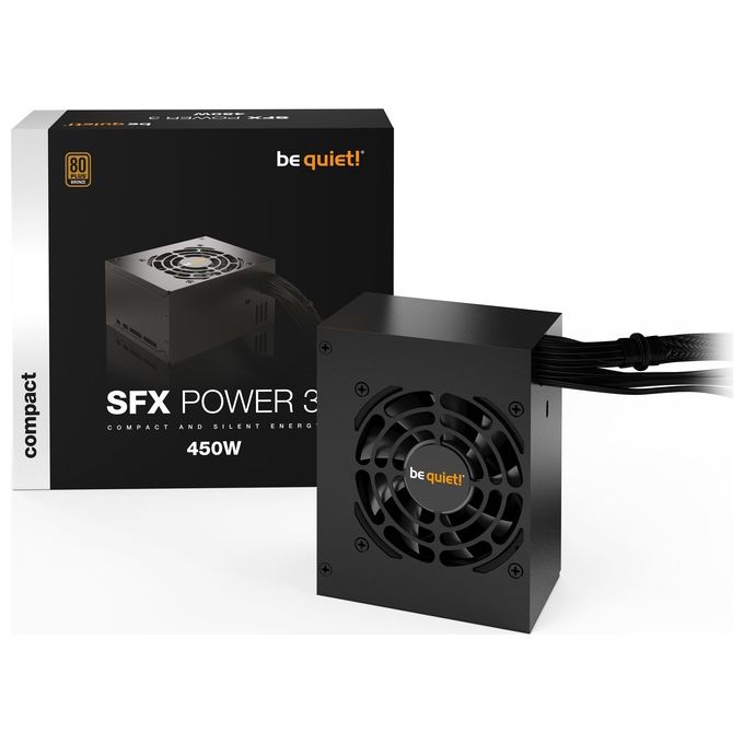 Be quiet! BN321 SFX POWER 3 Alimentatore per Computer 450 W 80 PLUS Bronze 20+4 pin ATX colore Nero