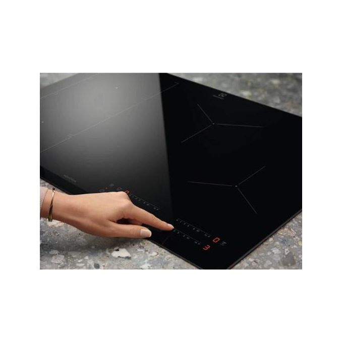 Electrolux LIL61443C Serie 300 Piano cottura a induzione 60 cm 4 zone Hob2Hood vetroceramica colore Nero