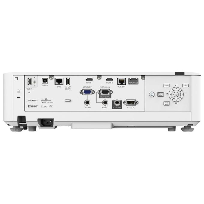 Epson V11HA27040 EB-L530U Videoproiettore a Raggio Standard 3LCD 5200 ANSI Lumen WUXGA 1920x1200 Laser Wi-Fi HDBaseT colore Bianco