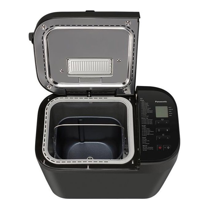 Panasonic SD-R2530KXE Macchina per il Pane 550 W 30 programmi 4 programmi senza glutine display LCD colore Nero