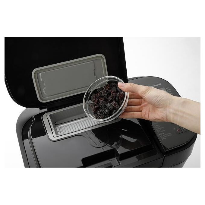 Panasonic SD-R2530KXE Macchina per il Pane 550 W 30 programmi 4 programmi senza glutine display LCD colore Nero