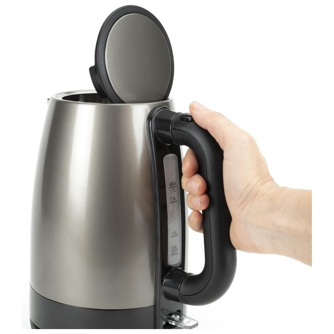 Black+Decker Bollitore Inox Capacita' 1.7 Litri 2200W