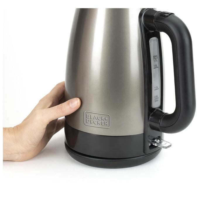 Black+Decker Bollitore Inox Capacita' 1.7 Litri 2200W