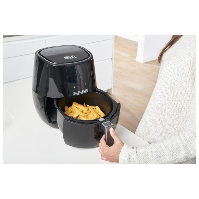 Black and Decker BXAF3500E Friggitrice ad aria 3.5 L 1500W 9 programmi Display Touch colore Nero