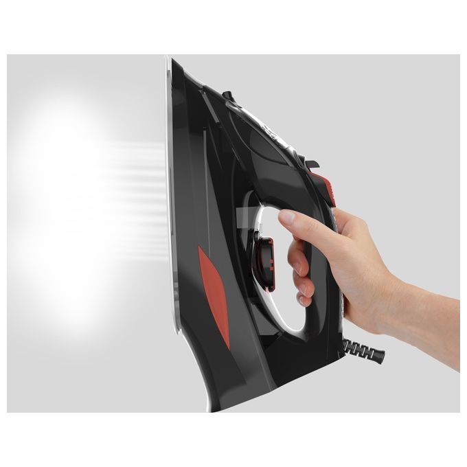 Black and Decker BXIR3000E Ferro a vapore Piastra in Ceramica 3000 W Colpo Vapore 200 g-min Autopulizia Antigoccia Vapore Verticale colore Nero Arancione