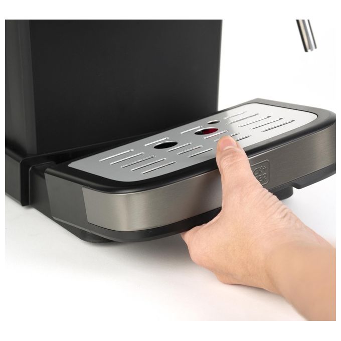 Black+decker BXCO850E Macchina da caffe' Espresso 1.5 L 20 bar 850 W Pannello Touch Scaldatazze colore Acciaio Inox