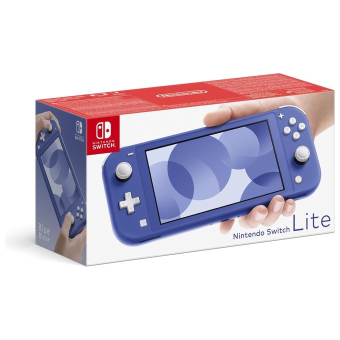 Nintendo, Switch Lite, Console Portatile, Blu, 32 GB, Schermo Touch