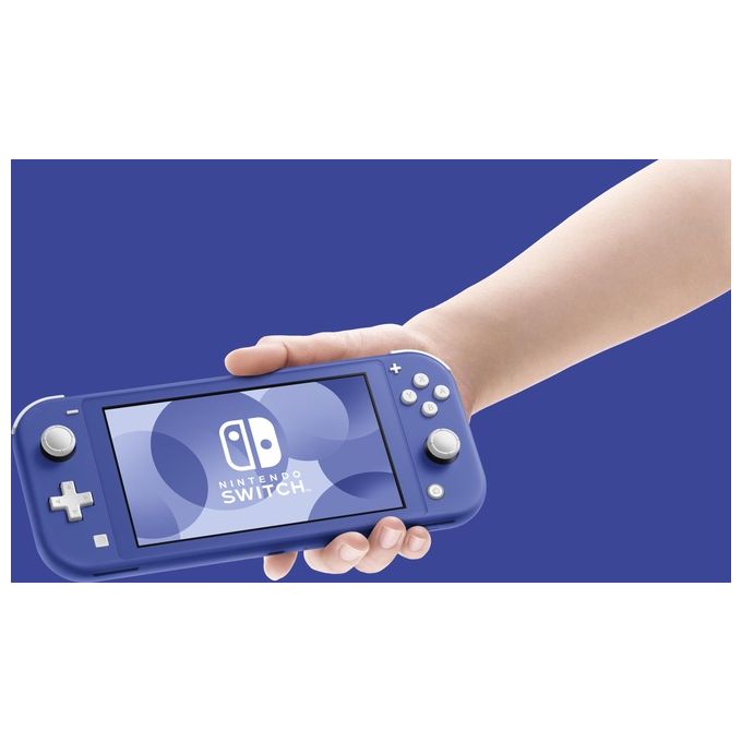 Nintendo, Switch Lite, Console Portatile, Blu, 32 GB, Schermo Touch