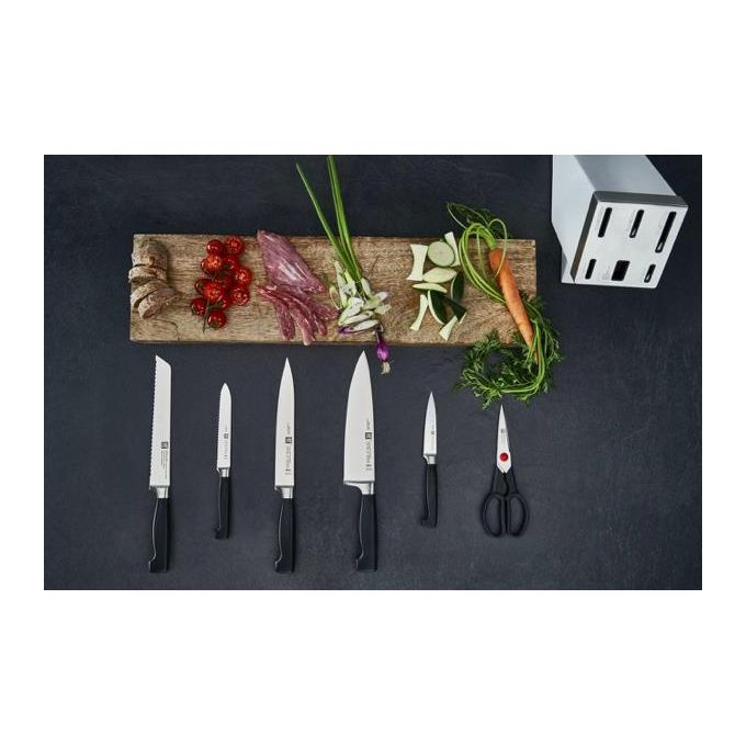 Zwilling Four Star Ceppo Autoaffilante 7 Pezzi Bianco