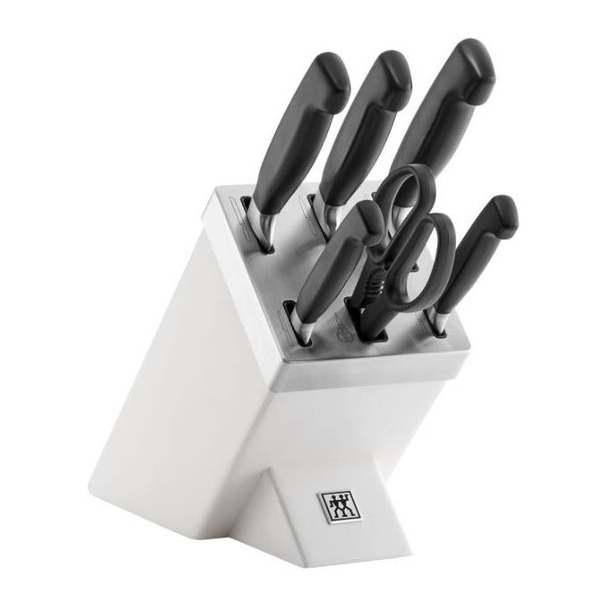 Zwilling Four Star Ceppo Autoaffilante 7 Pezzi Bianco