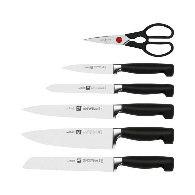 Zwilling Four Star Ceppo Autoaffilante 7 Pezzi Bianco
