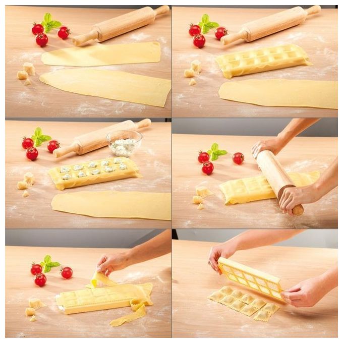 TESCOMA Stampo Ravioli Quadri 10 Delicia Tescoma