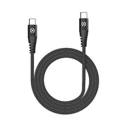 Celly Cavo Usb-C Usb-C Nylon 60W Nero