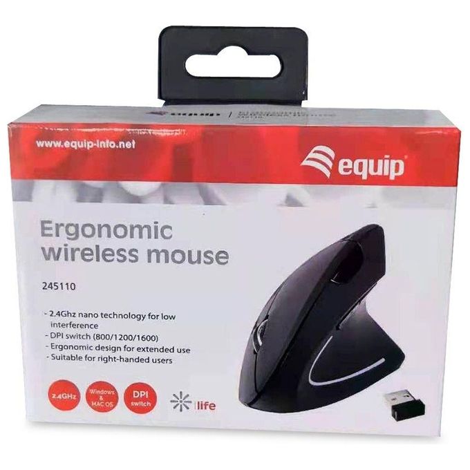 Conceptronic 245110 Mouse Mano Destra RF Wireless Ottico 1600 DPI