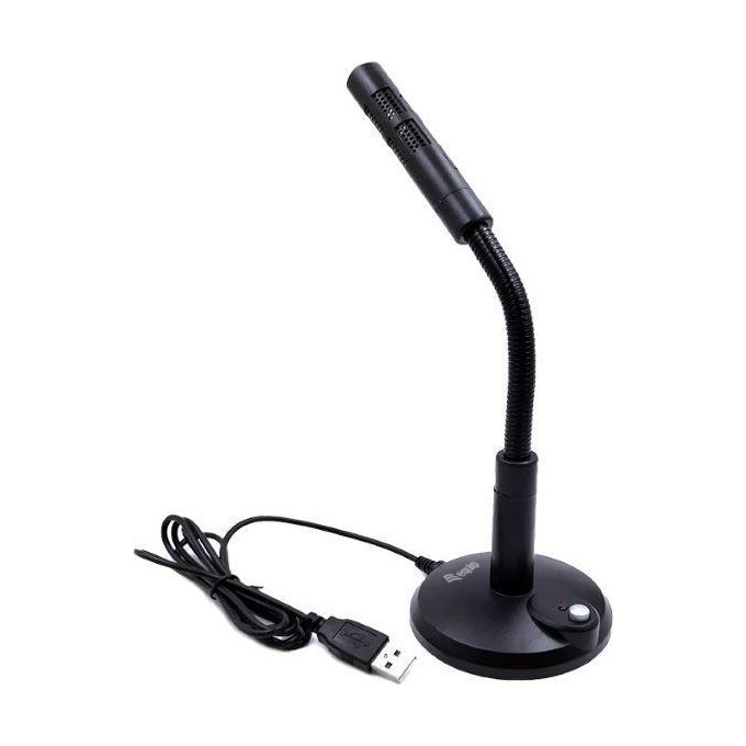 Equip 245340 Microfono USB da Tavolo Plug and Play interruttore mute cavo 1.2 m colore Nero