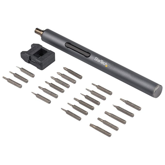 Startech.com Set di Cacciavite Elettrico ei Precisione a 20 Punte Senza Filo