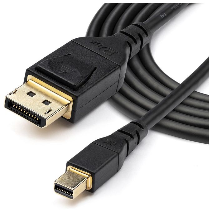 StarTech.com DP14MDPMM2MB Cavo da Mini Displayport a Displayport 1.4 Certificato Vesa da 2mt
