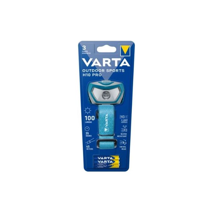 Varta Torcia Elettrica Sports Head Blu