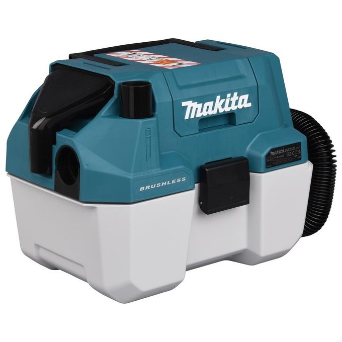 Makita DVC750LZX3 Aspirapolvere a Cilindro Senza Sacchetto 7.5 L 76 dB colore Nero Blu Bianco