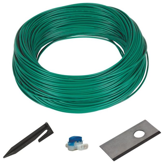 Einhell 3414004 Freelexo Kit Cavi e Picchetti per Robot Tagliaerba 1100 m² cavo 200 m 285 picchetti 3 lame